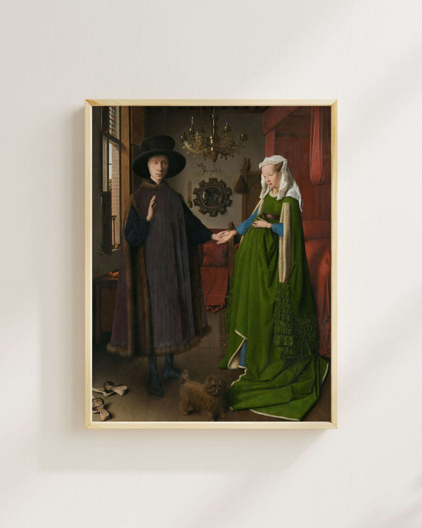 Jan van Eyck - Arnolfini Portresi fine art baskı
