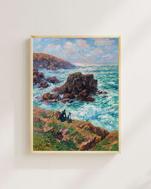 Henry Moret - Clohars-Finistère Kıyısı Fine Art Baskı