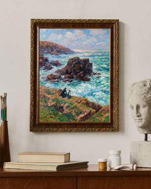 Henry Moret - Clohars-Finistère Kıyısı Fine Art Baskı