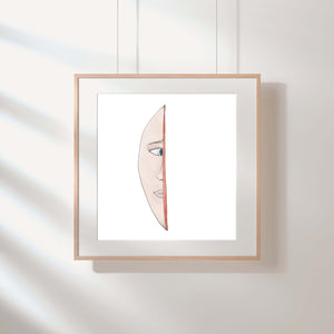 Berfu Koral - Half fine art baskı