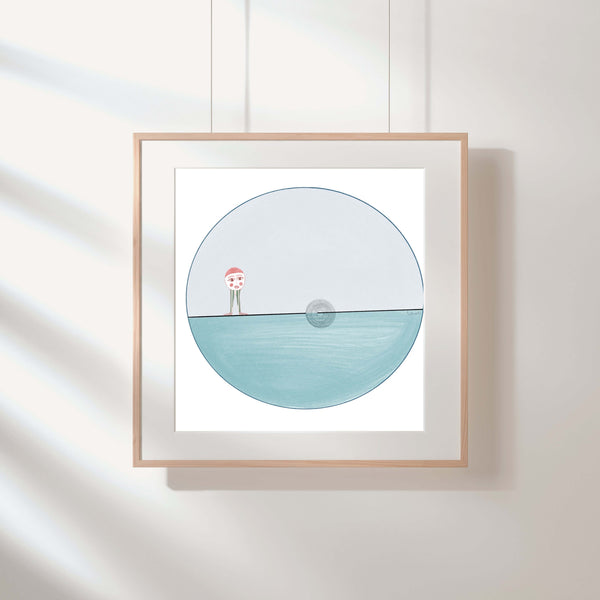 Berfu Koral - EggMan fine art baskı