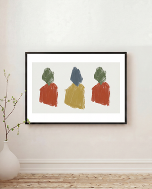 Berfu Koral - People fine art baskı
