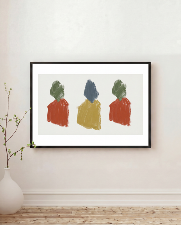 Berfu Koral - People fine art baskı