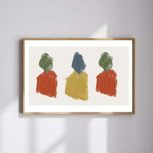 Berfu Koral - People fine art baskı