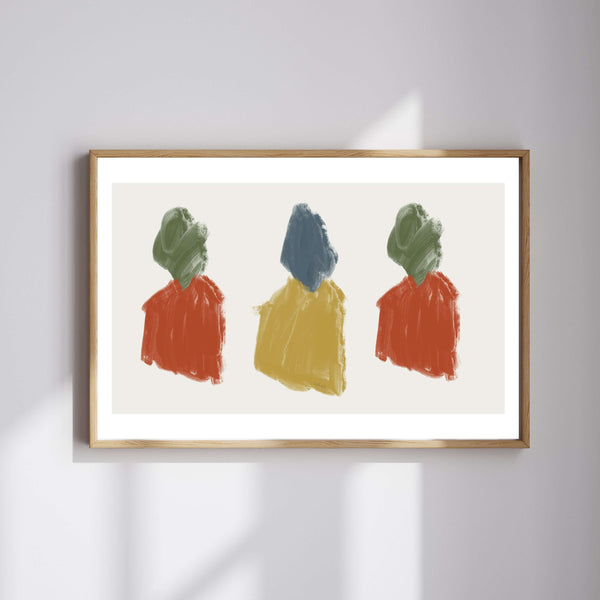 Berfu Koral - People fine art baskı