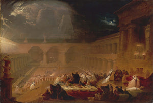John Martin - Belşazzar’ın Şöleni Fine Art Baskı