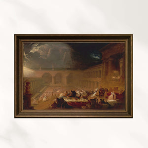 John Martin - Belşazzar’ın Şöleni Fine Art Baskı