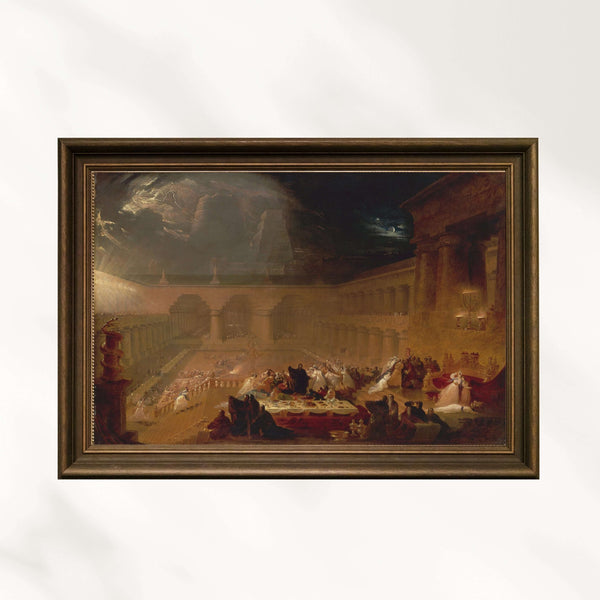 John Martin - Belşazzar’ın Şöleni Fine Art Baskı
