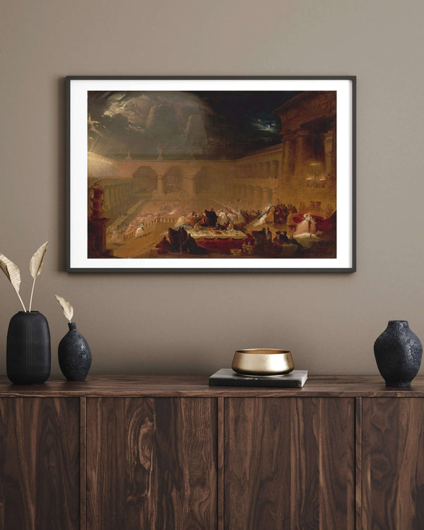 John Martin - Belşazzar’ın Şöleni Fine Art Baskı