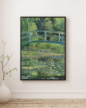 Claude Monet - Nilüferler Havuzu ve Japon Köprüsü fine art baskı