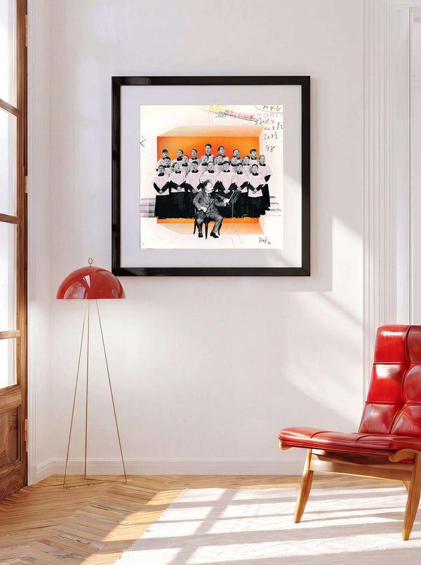 İpek Kerse - Violinist Albert Einstein fine art baskı