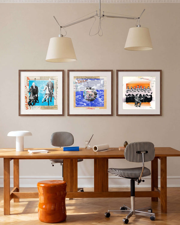 İpek Kerse - Collage Party fine art baskı