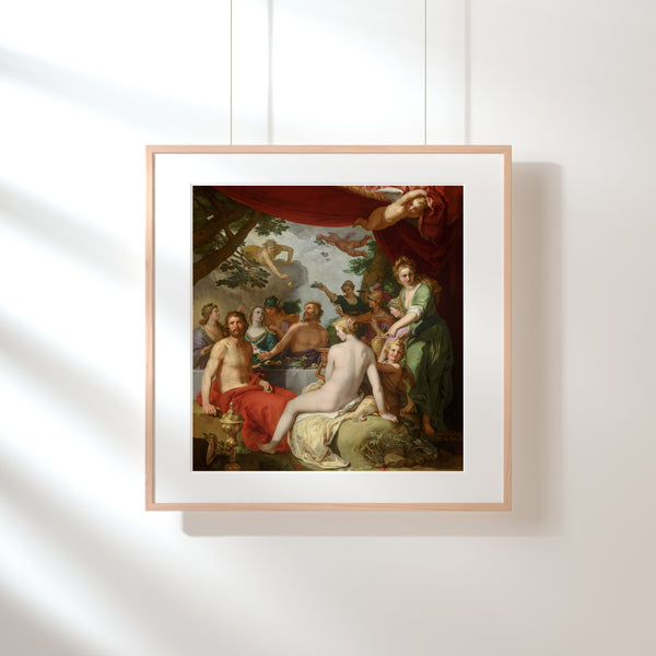 Abraham Bloemaert - Peleus ile Thetis’in Düğününde Tanrıların Şöleni