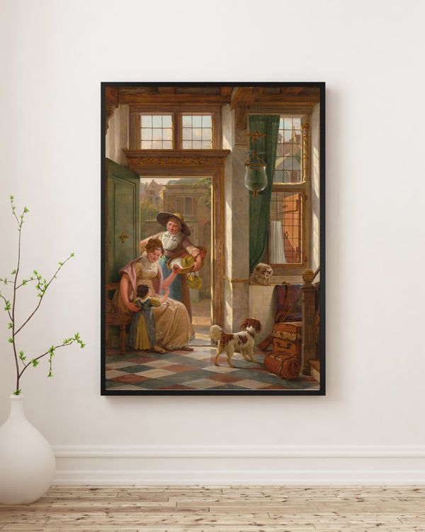 Abraham van Strij - Kapıdaki Kiraz Satıcısı