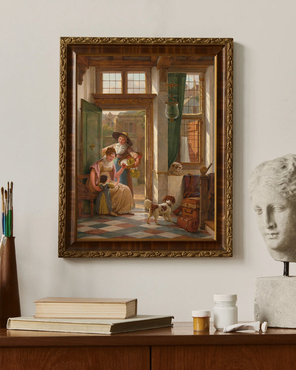 Abraham van Strij - Kapıdaki Kiraz Satıcısı