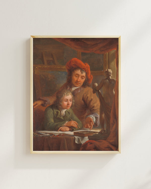 Abraham van Strij-The Drawing Lesson