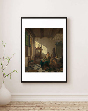Abraham van Strij - Ev Kadını Fine Art Baskı