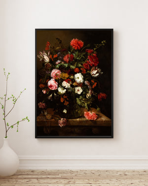 Abraham van Beijeren - Saatli Çiçek Natürmortu poster