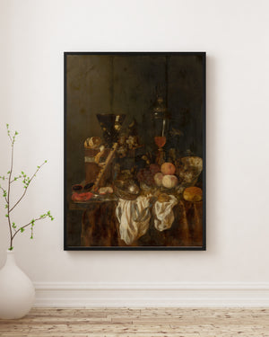 Abraham van Beijeren - Gururlu İhtişam Natürmortu poster