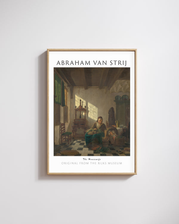 Abraham van Strij-Ev Kadını poster