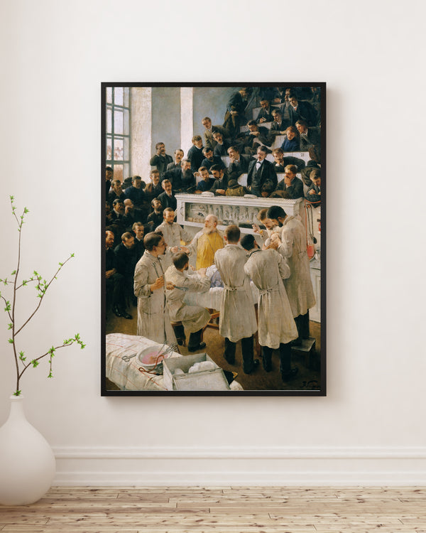 Adalbert Franz Seligmann - Viyana Genel Hastanesi’nde Billroth Amfi Salonu poster