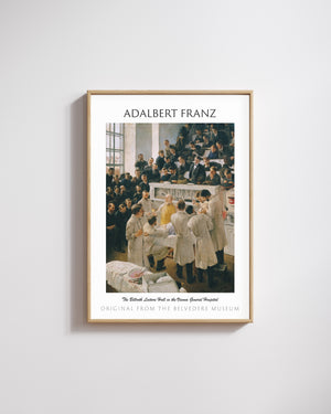 Adalbert Franz Seligmann - Viyana Genel Hastanesi’nde Billroth Amfi Salonu poster