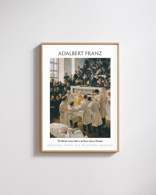 Adalbert Franz Seligmann - Viyana Genel Hastanesi’nde Billroth Amfi Salonu poster