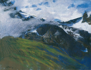 Adolf Gross - Yükselen Sis Fine Art Baskı