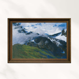 Adolf Gross - Yükselen Sis Fine Art Baskı