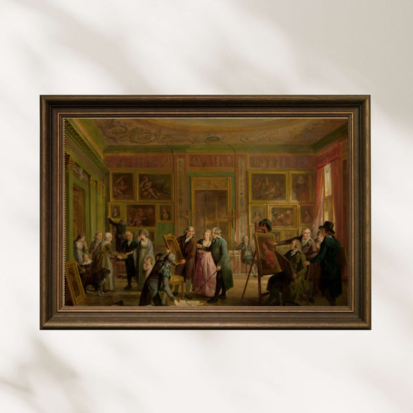 Adriaan de Lelie - Josephus Augustinus Brentano’nun Sanat Galerisi Poster