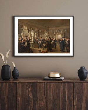 Adriaan de Lelie - Felix Meritis Cemiyeti’nin Heykel Galerisi Fine Art Baskı