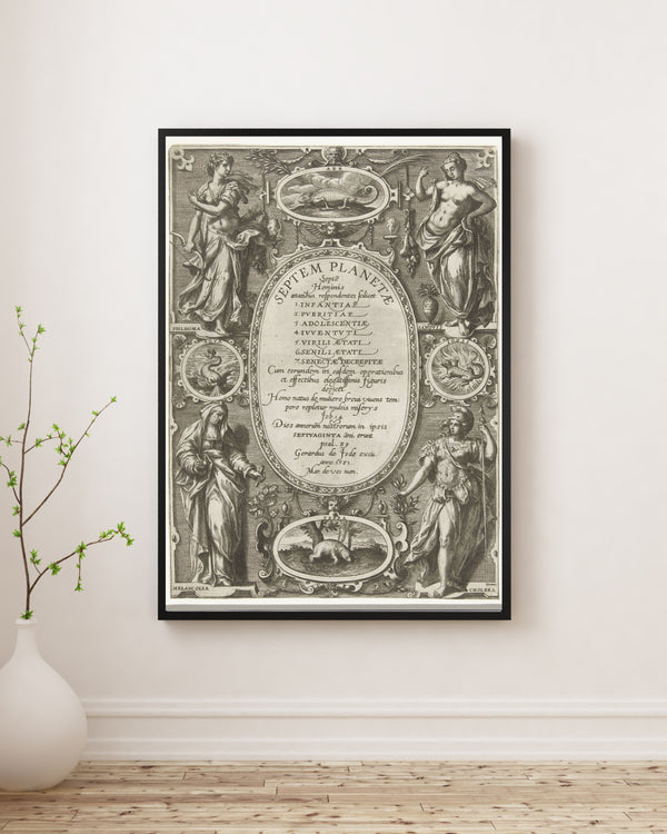 Adriaen Collaert - Yedi Gezegen ve Yedi Çağ