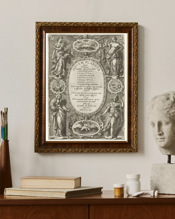 Adriaen Collaert - Yedi Gezegen ve Yedi Çağ