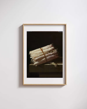 Adriaen Coorte - Kuşkonmazlarla Natürmort Fine Art Baskı