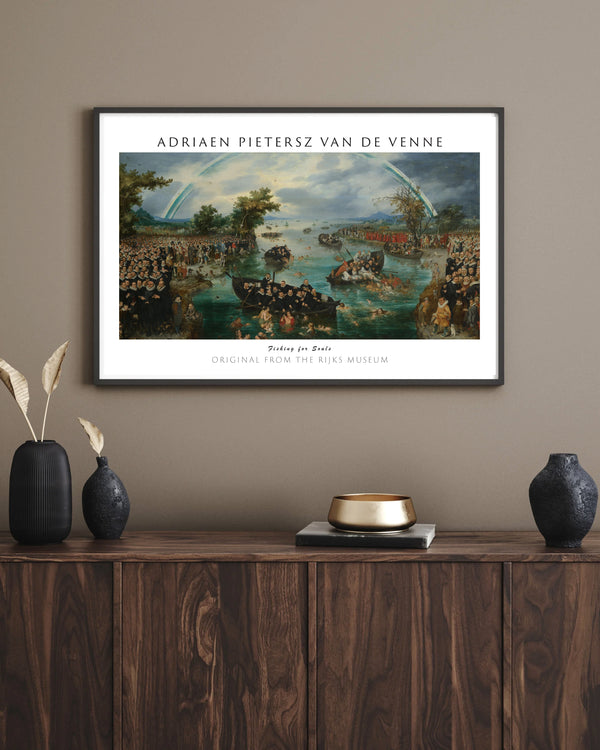 Adriaen Pietersz. van de Venne - Ruhları Avlayanlar çerçeve