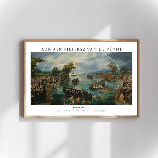 Adriaen Pietersz. van de Venne - Ruhları Avlayanlar poster