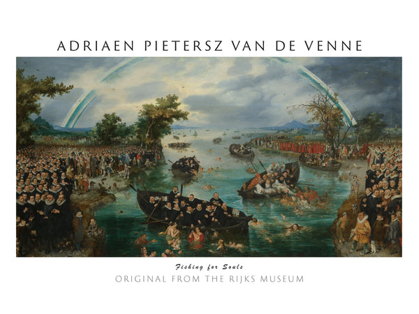 Adriaen Pietersz. van de Venne - Ruhları Avlayanlar fine art baskı