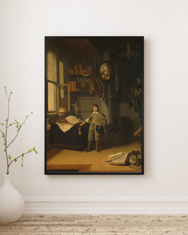 Adriaen van Gaesbeeck - Çalışma Odasında Genç Adam