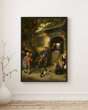 Adriaen van Ostade - Keman Çalan Adam poster