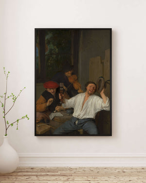 Adriaen van Ostade - Neşeli İçkiciler fine art baskı