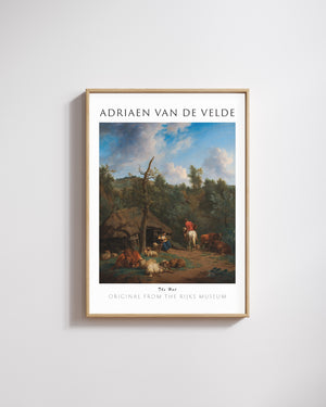 Adriaen van de Velde-Kulübe poster