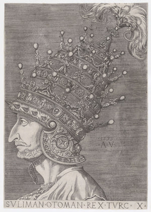 Agostino Veneziano - II. Süleyman Fine Art Baskı