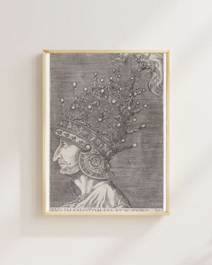 Agostino Veneziano - II. Süleyman Fine Art Baskı
