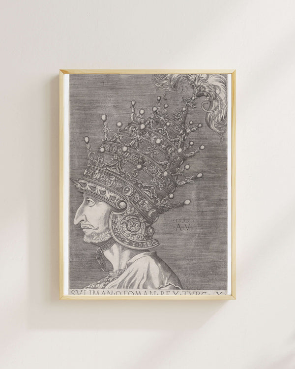 Agostino Veneziano - II. Süleyman Fine Art Baskı