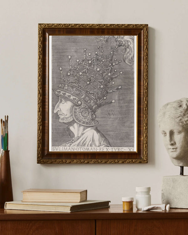 Agostino Veneziano - II. Süleyman Fine Art Baskı