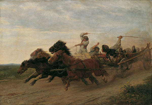 Julius von Blaas der Ältere - Albano Laziale Fine Art Baskı