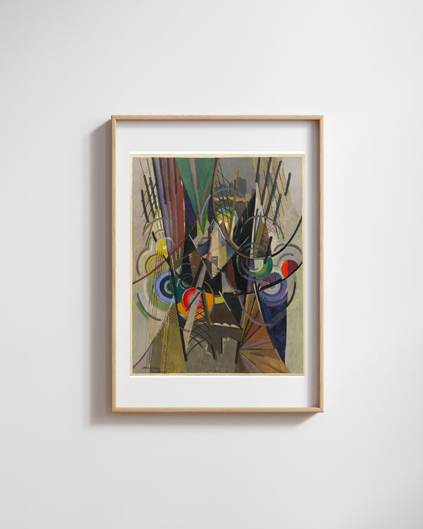 Albert Gleizes - Brooklyn Köprüsü Üzerinde fine art baskı