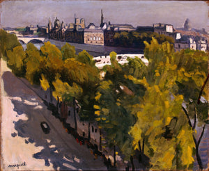 Albert Marquet - Louvre Rıhtımı ve Yeni Köprü tablo