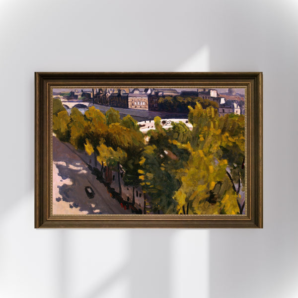 Albert Marquet - Louvre Rıhtımı ve Yeni Köprü fine art baskı