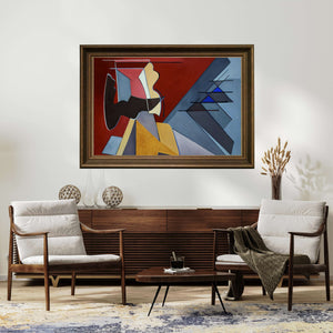 Alberto Magnelli - Şiddetlendirilmiş Karşıtlıklar fine art baskı